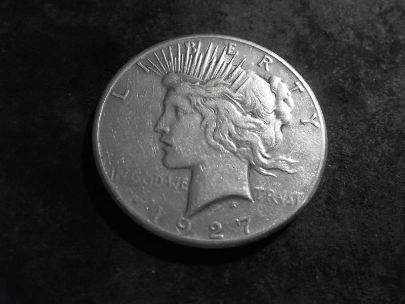 1927 Peace Silver Dollar
