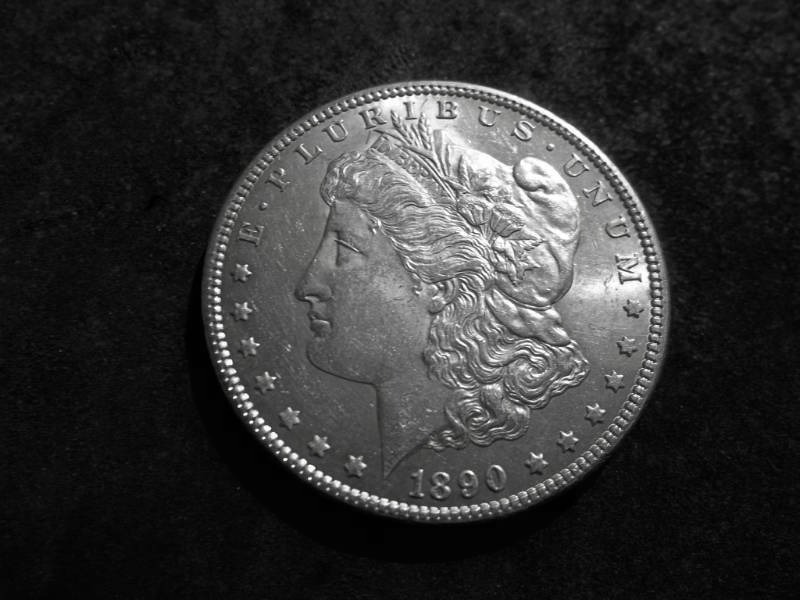 1890 CC Morgan Silver Dollar