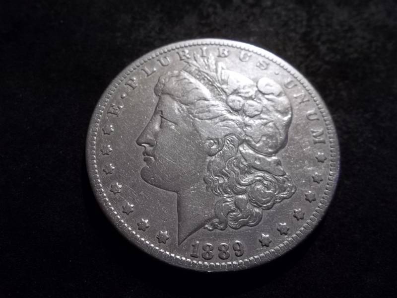 1889 CC Morgan Silver Dollar