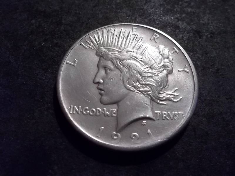1921 Peace Silver Dollar High Relief