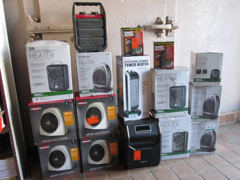 Lot of Misc Electric Heaters Variou...