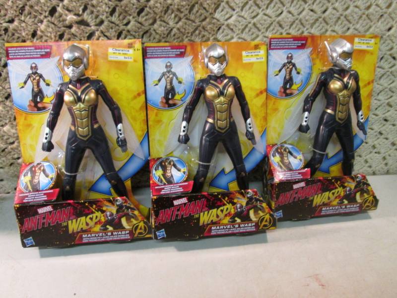 Lot of 3 Marvels Wasp Toy Figures ...