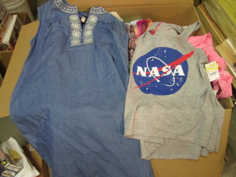 Box Full of Misc Clothes New with t...