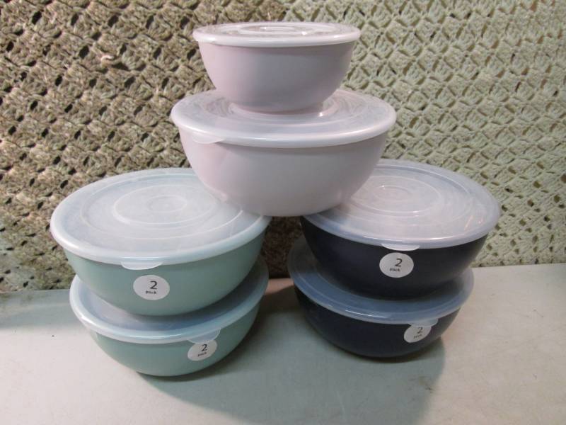 Lot of 5 2-Pack Bowls with Lids  RM...