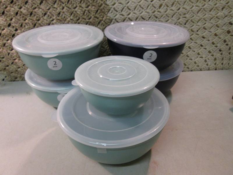 Lot of 5 2-Pack Bowls with Lids  RM...