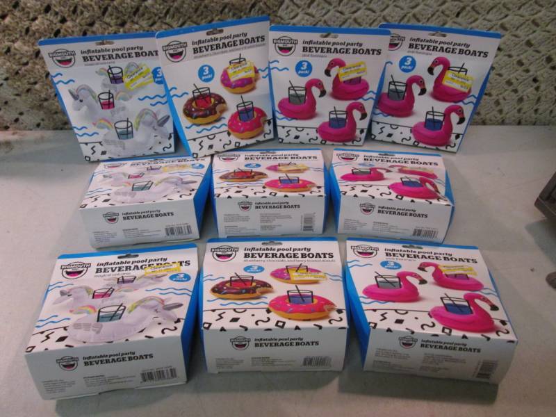 Lot of 10 - 3-Packs of Beverage Poo...