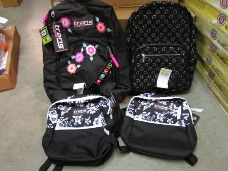 Lot of 4 Back Packs Retail $14.99 -...