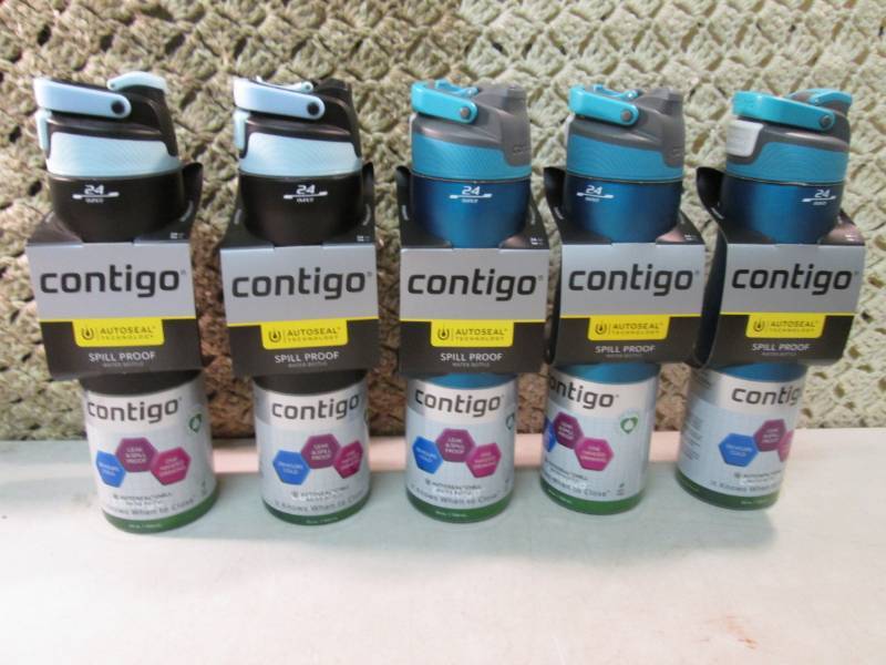 Lot of 5 Contigo 24 ounce Autoseal ...