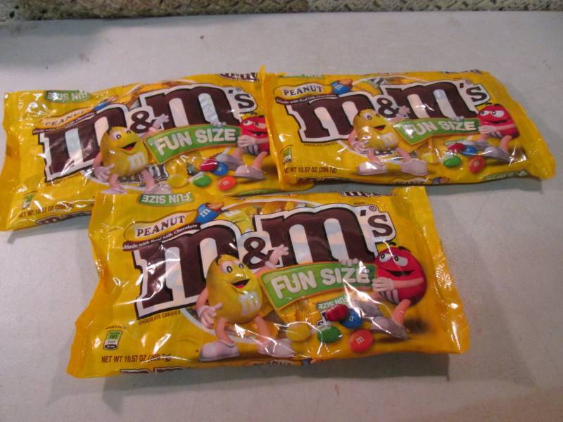 3 Big Bags of Fun Size Bags of Pean...