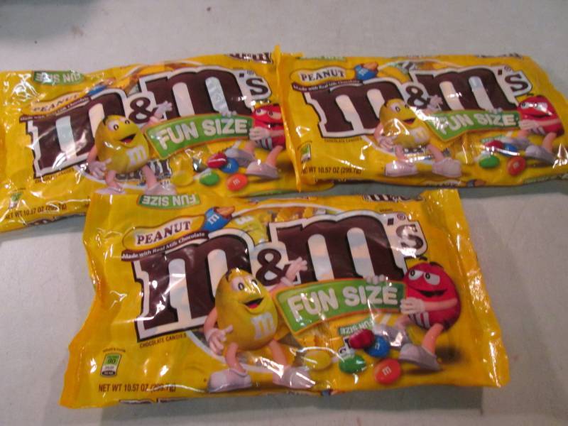 3 Big Bags of Fun Size Bags of Pean...