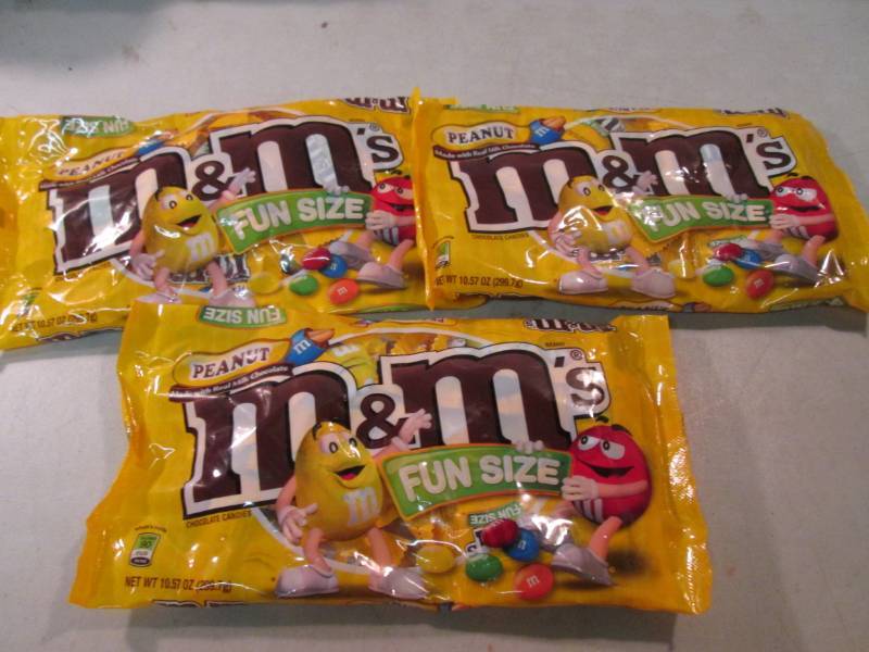 3 Big Bags of Fun Size Bags of Pean...