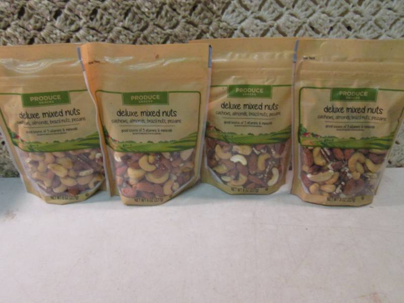 4 Bags of Deluxe Mixed Nuts Best by...