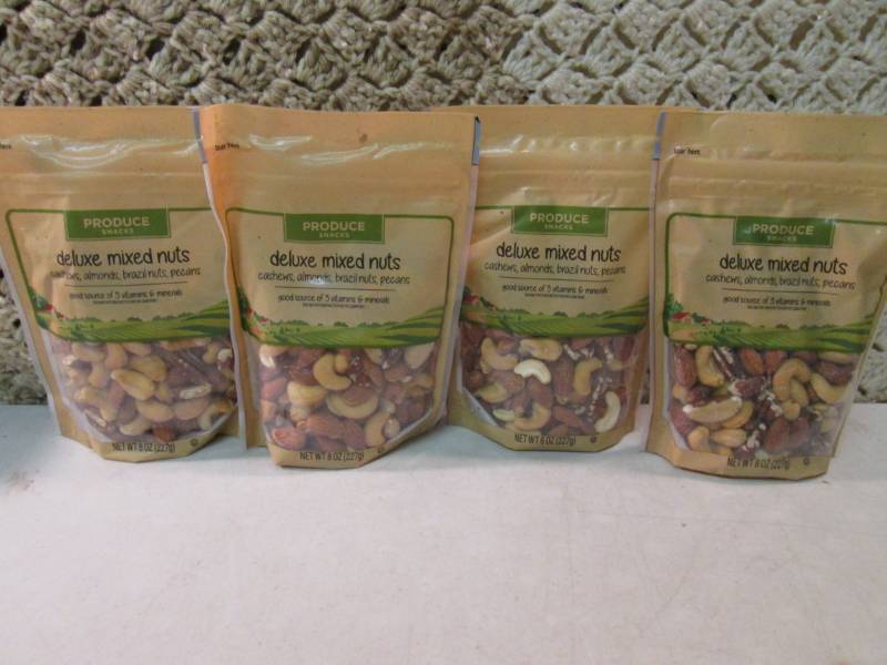 4 Bags of Deluxe Mixed Nuts Best by...