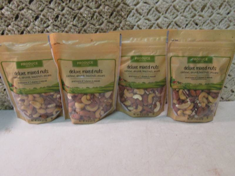 4 Bags of Deluxe Mixed Nuts Best by...