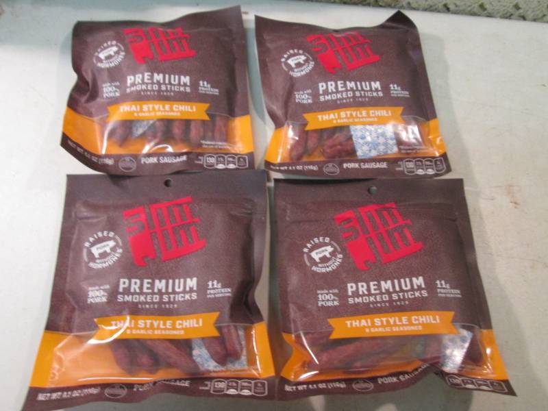 4 Bags of Slim Jim Premium Smoked S...
