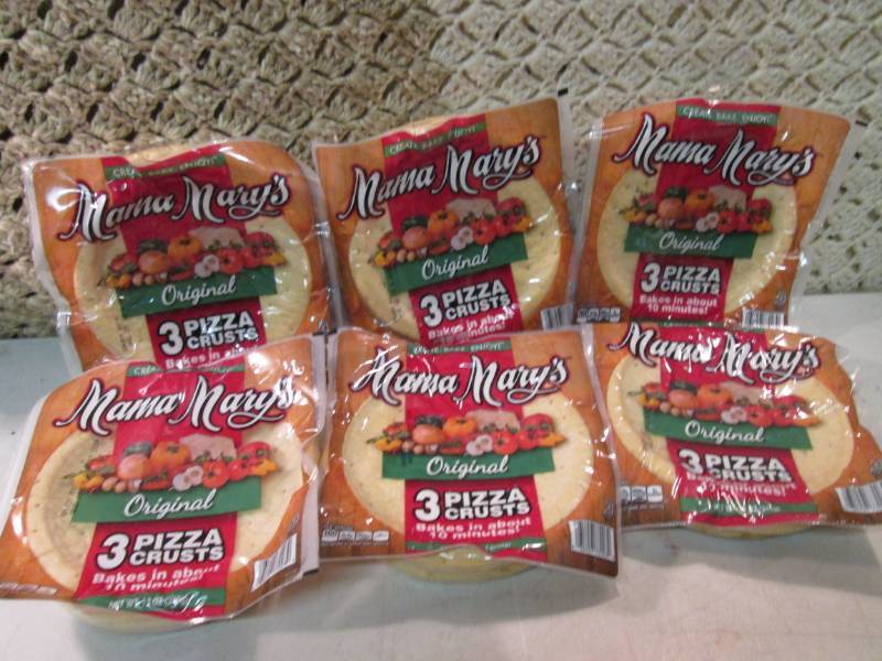 6 Packs of 3 Personal Size Pizza Cr...