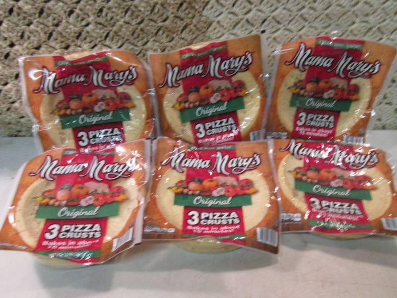 6 Packs of 3 Personal Size Pizza Cr...