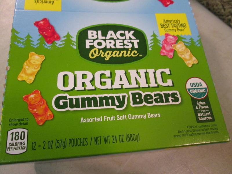 Box with 12 Pouches of Organic Gumm...