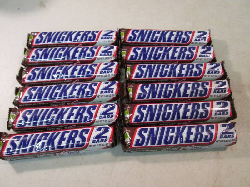 12 Snickers 2 Bar Pack Candy Bars B...