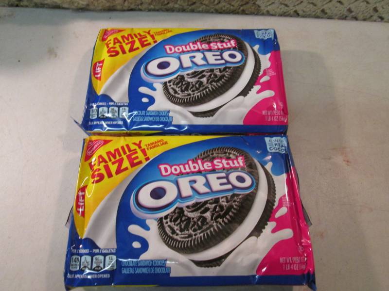 2 Family Size Packs of Double Stuf ...