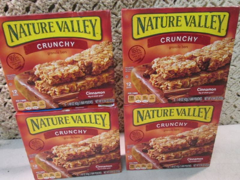 4 Boxes of Nature Valley Crunchy Ci...