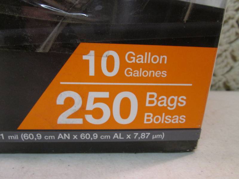 Box of 250 Waste Basket Liners 10 G...