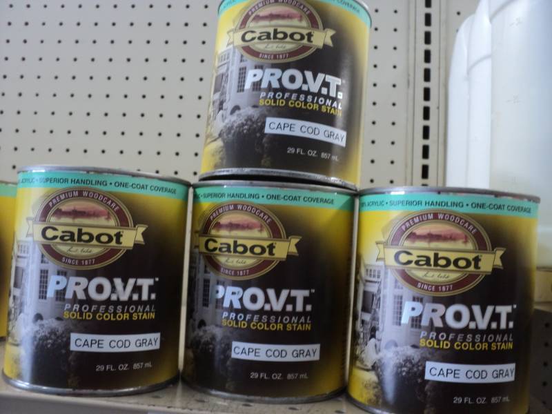 lot 3 image: 4 cans of Cabot PRO.V.T Professiona...