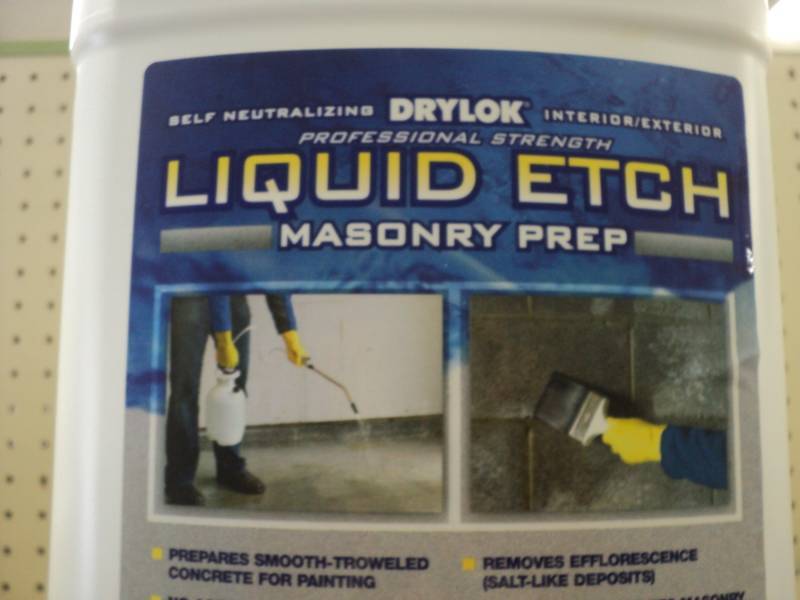 lot 11 image: 3 bottles of Drylok Liquid Etch Mas...