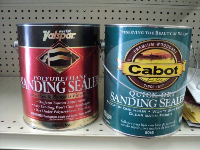 lot 28 image: 2 cans 1 Valspar Sanding Sealer Cl...