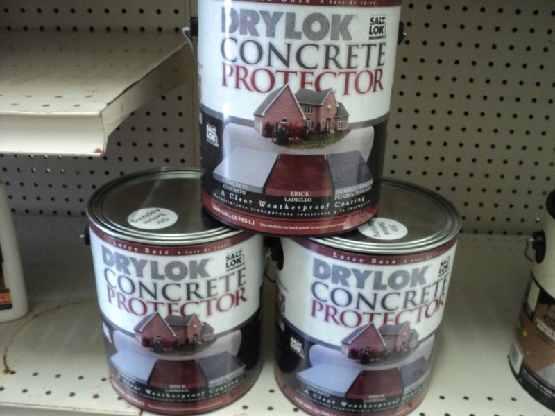 lot 29 image: 3 cans of Drylok Contrete Protector...