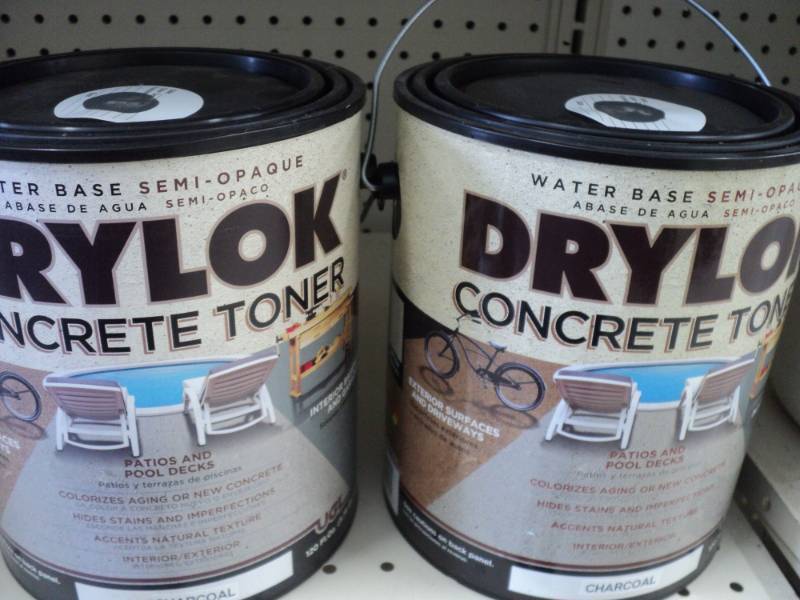 lot 31 image: 2 cans of Drylok Contrete Toner Ch...