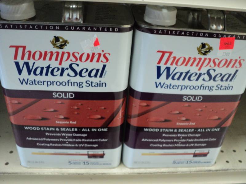 lot 33 image: 2 cans of Thompson WaterSeal Waterp...