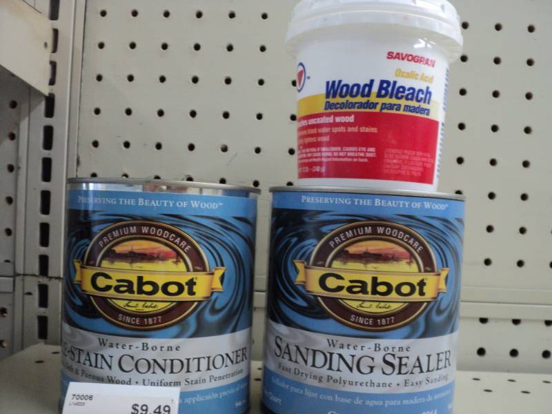 lot 34 image: 3 cans 1 of Savogran Wood Bleach ...