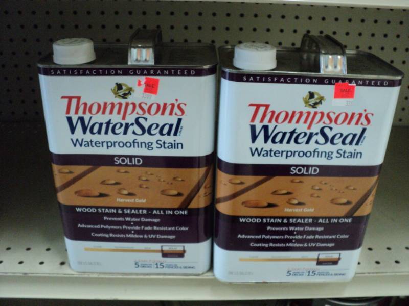 lot 44 image: 2 cans of Thompson WaterSeal Waterp...