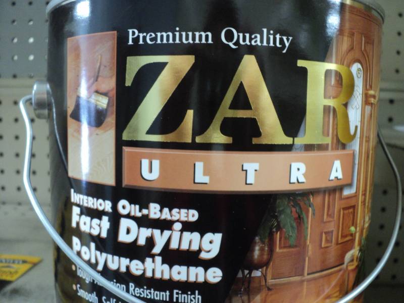 lot 51 image: 1 can of Zar Clear Semi Gloss one ...