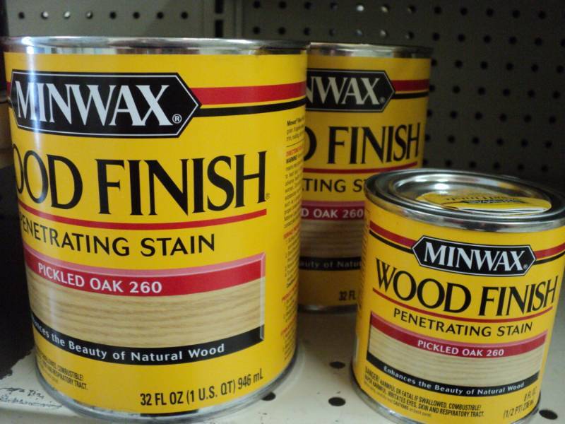 lot 68 image: 2 cans of Minwax Wood Finish Picked...
