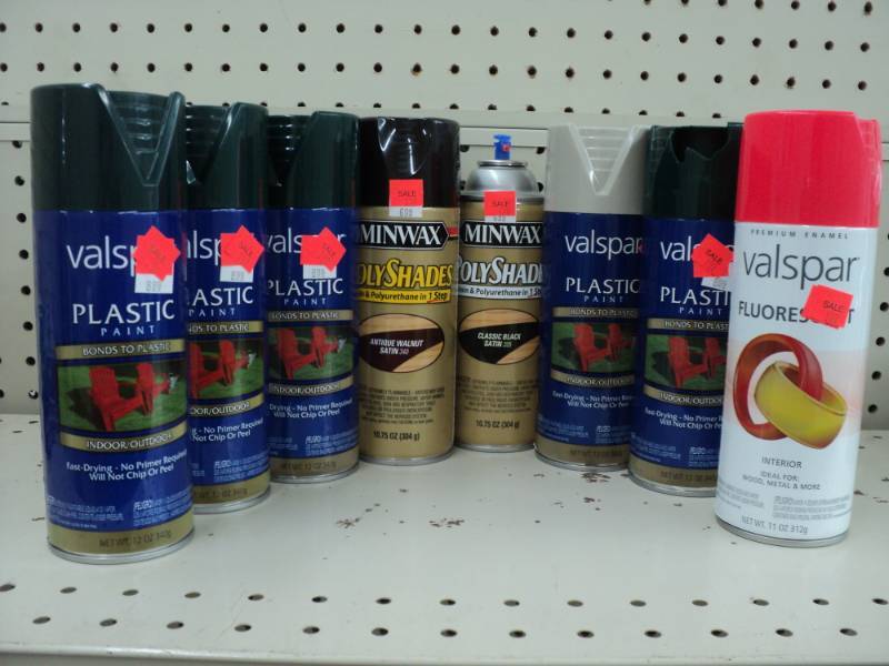 lot 80 image: 8 cans of Valspar Interior Spray Pa...