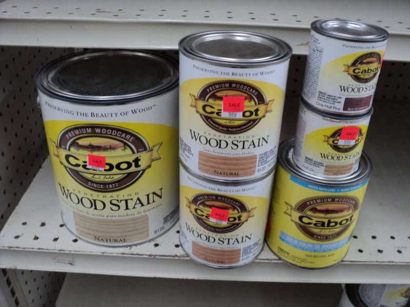 lot 82 image: 1 can of Cabot Penetraing Wood Stai...
