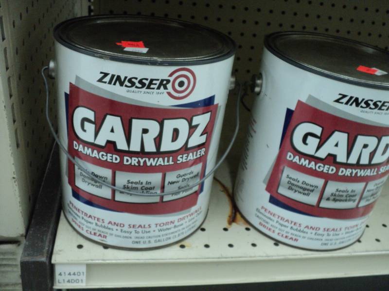 lot 85 image: 2 cans of Zinsser Cardz Damaged Dry...