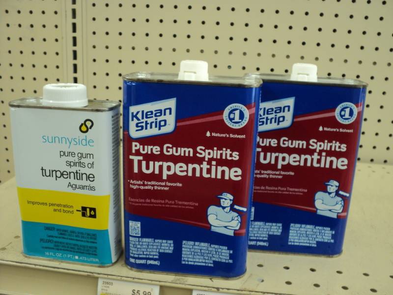 lot 94 image: set of 3  SunnySide Turpentine, an...