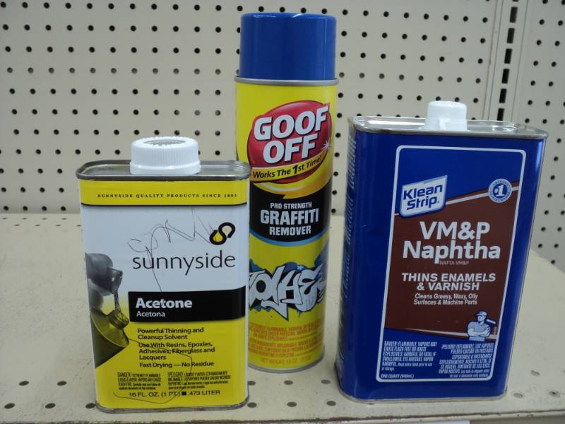 lot 95 image: Set of 3  Sunnyside Acetone, Goof ...