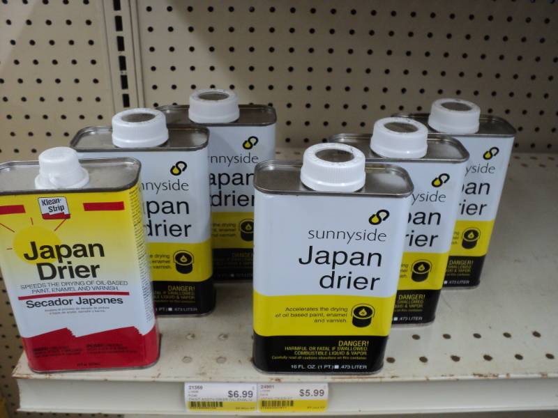 lot 96 image: 6 cans of Japan Drier by Klean-Stri...