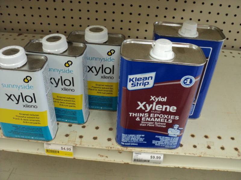 lot 97 image: 5 cans of Sunnyside Xylol and Klean...
