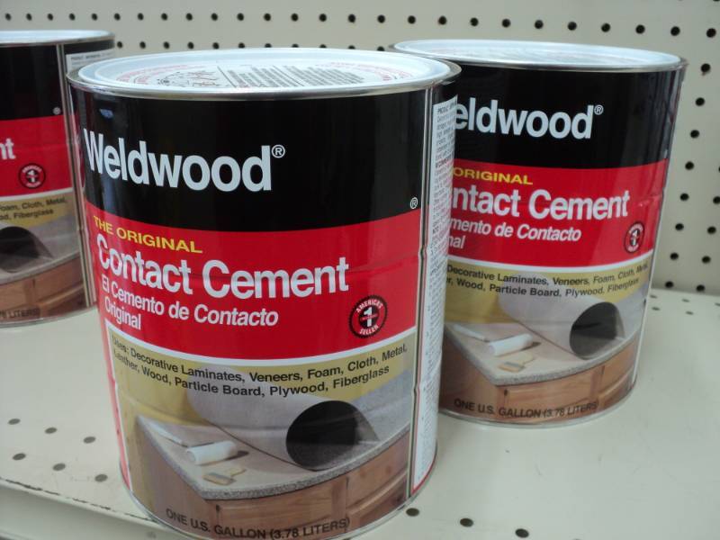 lot 103 image: 2 cans of Weldwood Contact Cement- ...