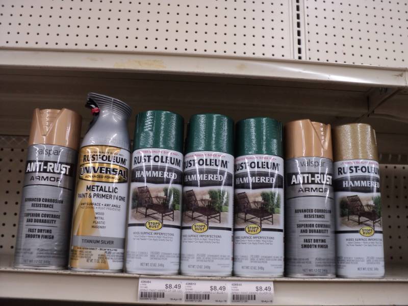 lot 150 image: 7 cans of Misc  Anti Rust Armor, M...