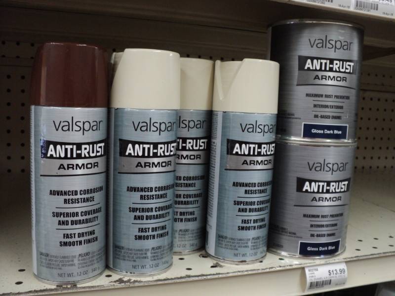 lot 153 image: set of 6  Valspar Anit Rust Armor ...