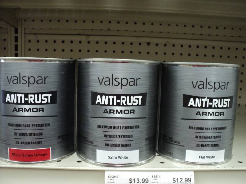 lot 160 image: 3 cans of Valspar Anti Rust Armor ...