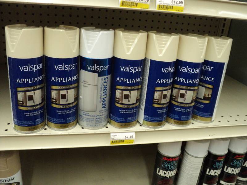 lot 164 image: 7 cans of Valspar Appliance spray P...