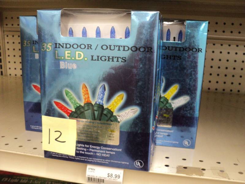 lot 183 image: Christmas Lights  12 - 35 LED ligh...