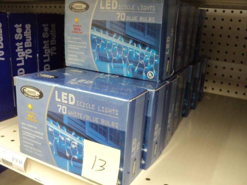 lot 215 image: Christmas Lights  13 Icicle Lights...